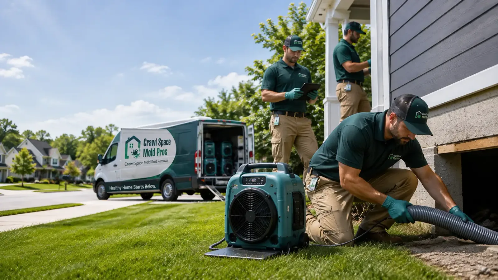 Crawl Space Mold Removal in Stoneham, CO